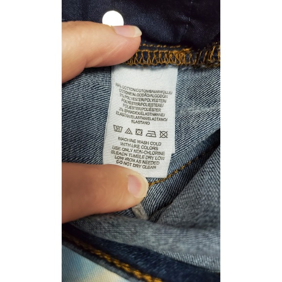 The Free People Skinny Jeans Size‎ 28 Medium Wash Distressed Tapered Leg - Picture 5 of 6